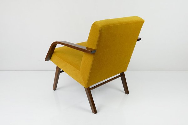 Mid-Century Yellow Armchairs, 1960s, Set of 2-HDN-1750311