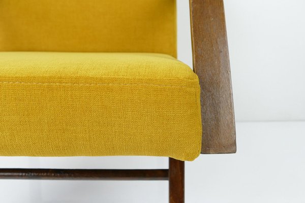 Mid-Century Yellow Armchairs, 1960s, Set of 2-HDN-1750311