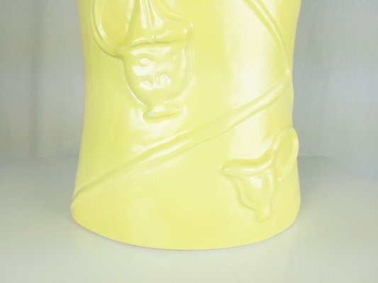 Mid-Century Yellow Ceramic Umbrella Stand by Antonia Campi for S.C.I. Laveno, 1949-RD-1820910