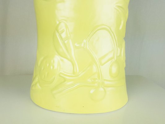 Mid-Century Yellow Ceramic Umbrella Stand by Antonia Campi for S.C.I. Laveno, 1949-RD-1820910