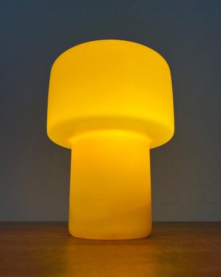 Mid-Century Yellow Glass Model 120 Table Lamp by Uno & Östen Kristiansson for Luxus, Vittsjö, Sweden, 1950s-UAH-1731887