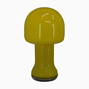 Mid-Century Yellow Glass Table Lamp, Germany, 1970s-TZ-1330955