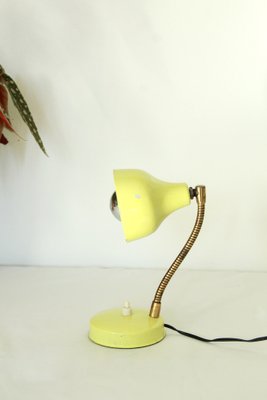 Mid-Century Yellow Table Lamp, Italy, 1950s-HUY-1748919