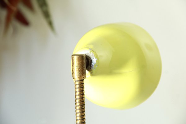 Mid-Century Yellow Table Lamp, Italy, 1950s-HUY-1748919