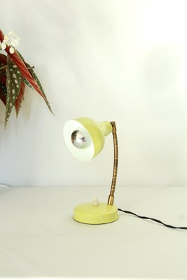 Mid-Century Yellow Table Lamp, Italy, 1950s-HUY-1748919