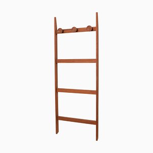 Mid-CenturyScandinavian Modern Light Brown Teak Coat Rack-JDR-1126076