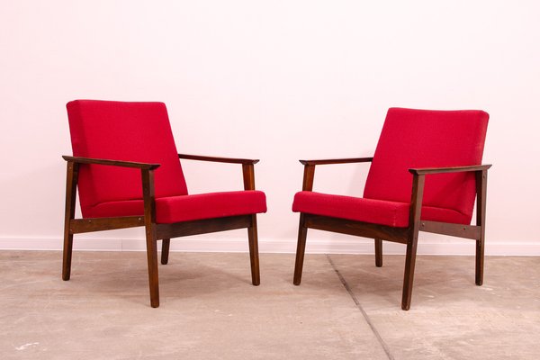 Midcentury Armchairs by Jaroslav Šmídek for Ton, 1970s, Set of 2-HXT-1717923