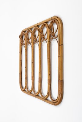 Midcentury Bamboo and Rattan Coat Rack Stand, Italy, 1960s-LYQ-1791334