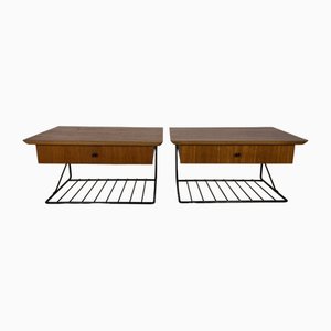 Midcentury Bedside Tables in Teak, 1960s-IJL-1702272