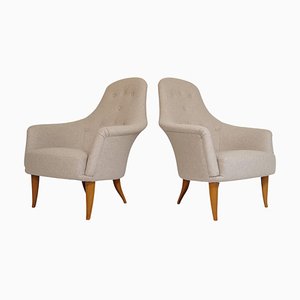 Midcentury Big Adam Lounge Chairs y Kerstin Horlin Holmquist from NK, Sweden, 1950s, Set of 2-UYK-1441735