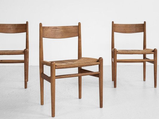 Midcentury Danish CH36 chair in oak by Hans Wegner for Carl & Søn-MF-920220