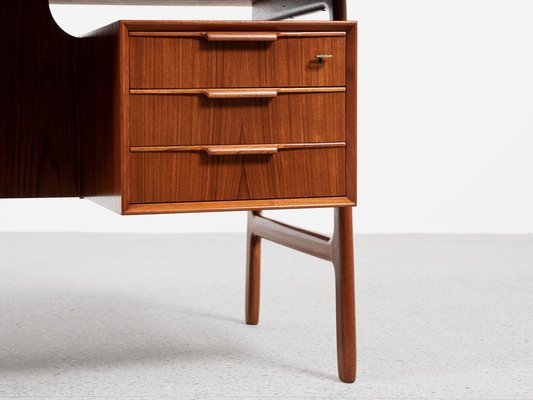 Midcentury Danish Desk in Teak by Omann Jun, 1960s-MF-2041501