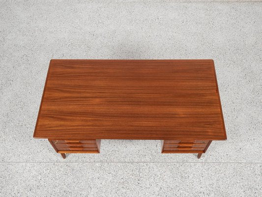 Midcentury Danish Desk in Teak by Omann Jun, 1960s-MF-2041501