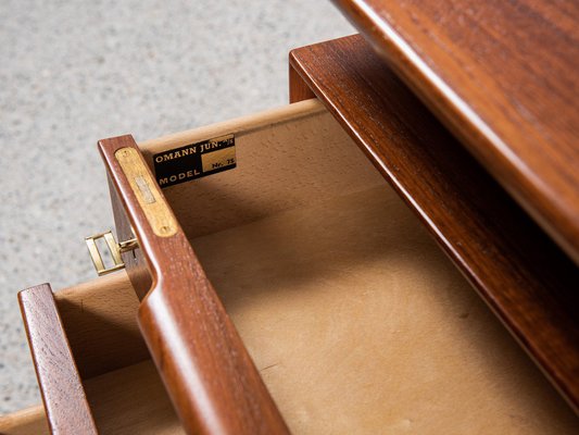 Midcentury Danish Desk in Teak by Omann Jun, 1960s-MF-2041501