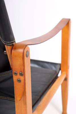 Midcentury Danish Lounge Chair in Patianted Leather by Kaare Klint for Rud. Rasmussen-FK-1254513