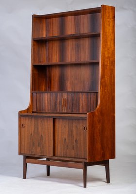 Midcentury Danish Secretaire with Book Shelf in Rosewood by Nexø, 1964-ZGQ-2038146