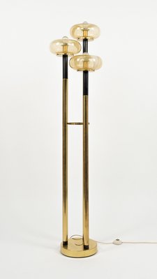 Midcentury Floor Lamp in Brass and Murano Glass, 1970s-LYQ-2035236