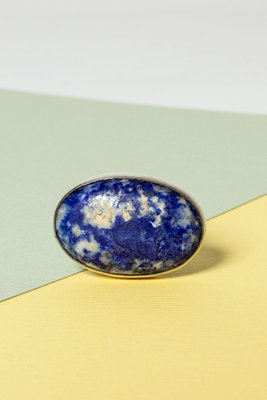 Midcentury Lapis Lazuli Ring by Cecilia Johansson, 1975-NL-1820368