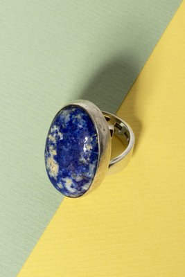 Midcentury Lapis Lazuli Ring by Cecilia Johansson, 1975-NL-1820368