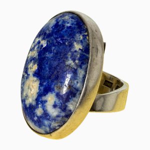 Midcentury Lapis Lazuli Ring by Cecilia Johansson, 1975-NL-1820368