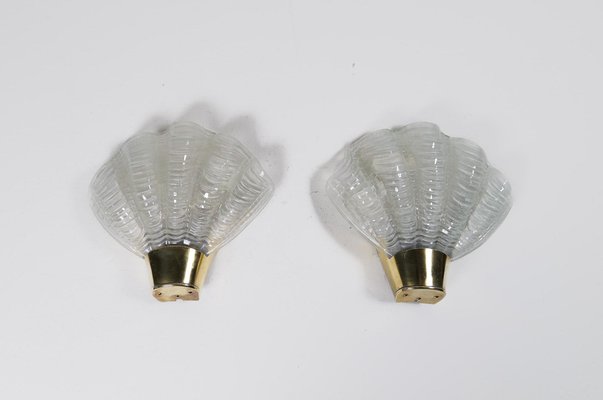 Midcentury Modern Asea Wall Lights, 1950s, Set of 2-UYK-1807446