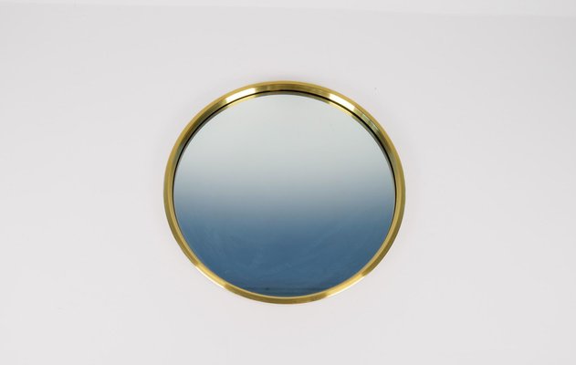 Midcentury Modern Brass Mirror, 1960s-UYK-1798502