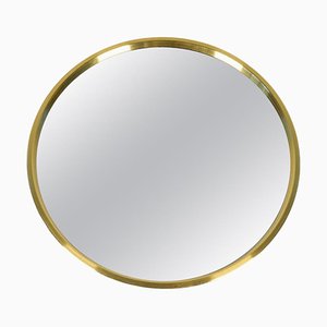 Midcentury Modern Brass Mirror, 1960s-UYK-1798502