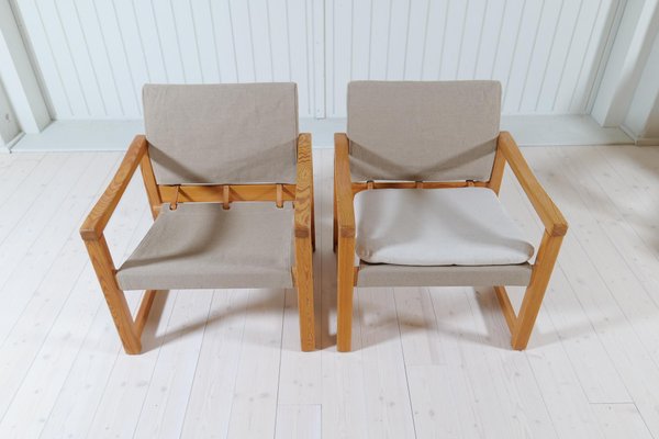 Midcentury Modern Diana Armchairs from Ikea in Sweden, 1970s, Set of 2-UYK-1793987