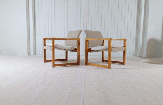 Midcentury Modern Diana Armchairs from Ikea in Sweden, 1970s, Set of 2-UYK-1793987