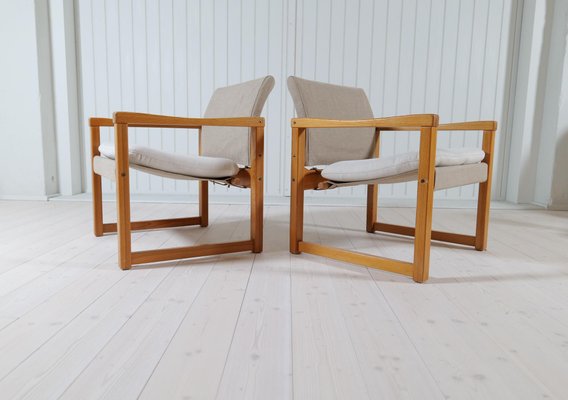 Midcentury Modern Diana Armchairs from Ikea in Sweden, 1970s, Set of 2-UYK-1793987