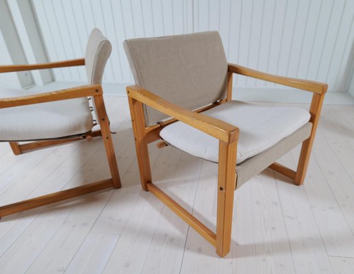 Midcentury Modern Diana Armchairs from Ikea in Sweden, 1970s, Set of 2-UYK-1793987