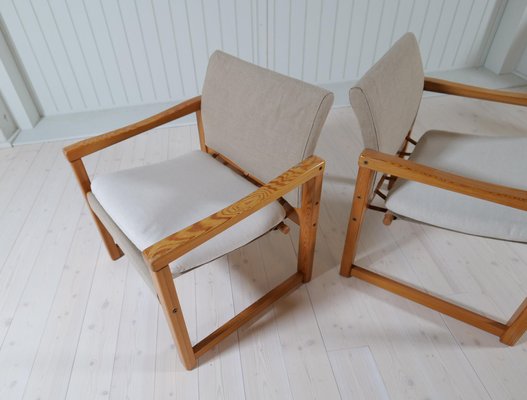 Midcentury Modern Diana Armchairs from Ikea in Sweden, 1970s, Set of 2-UYK-1793987