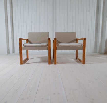 Midcentury Modern Diana Armchairs from Ikea in Sweden, 1970s, Set of 2-UYK-1793987