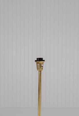 Midcentury Modern Trumpet Shaped Brass Floor Lamp, 1960s-UYK-1808282