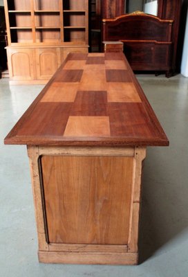 Midcentury Oak & Mahogany Trade Counter-RVK-1317937