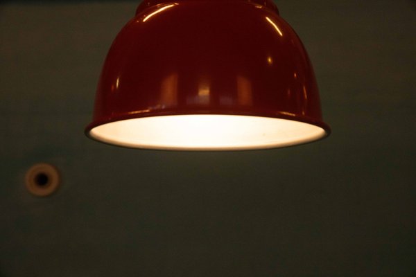 Midcentury Red Hanging Lamp, 1970s-HGA-1812865