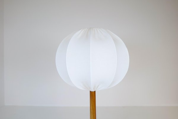 Midcentury Solid Teak Table Lamp, Sweden, 1960s-UYK-1256822