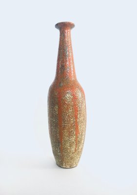 Midcentury Studio Pottery Tall Thick Glazed Vase, 1960s-RQV-1290581