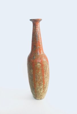 Midcentury Studio Pottery Tall Thick Glazed Vase, 1960s-RQV-1290581