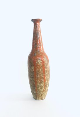 Midcentury Studio Pottery Tall Thick Glazed Vase, 1960s-RQV-1290581