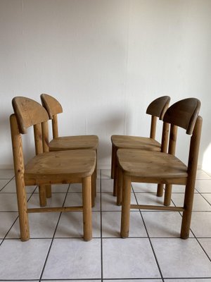 Midd-Cency Kiefernholz Chairs attributed to Rainer Daumiller, Set of 4-HKY-1719546