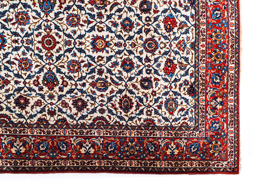 Middle Eastern Hand-Knotted Rug, 1900s