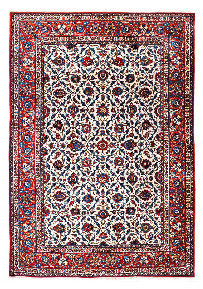 Middle Eastern Hand-Knotted Rug, 1900s