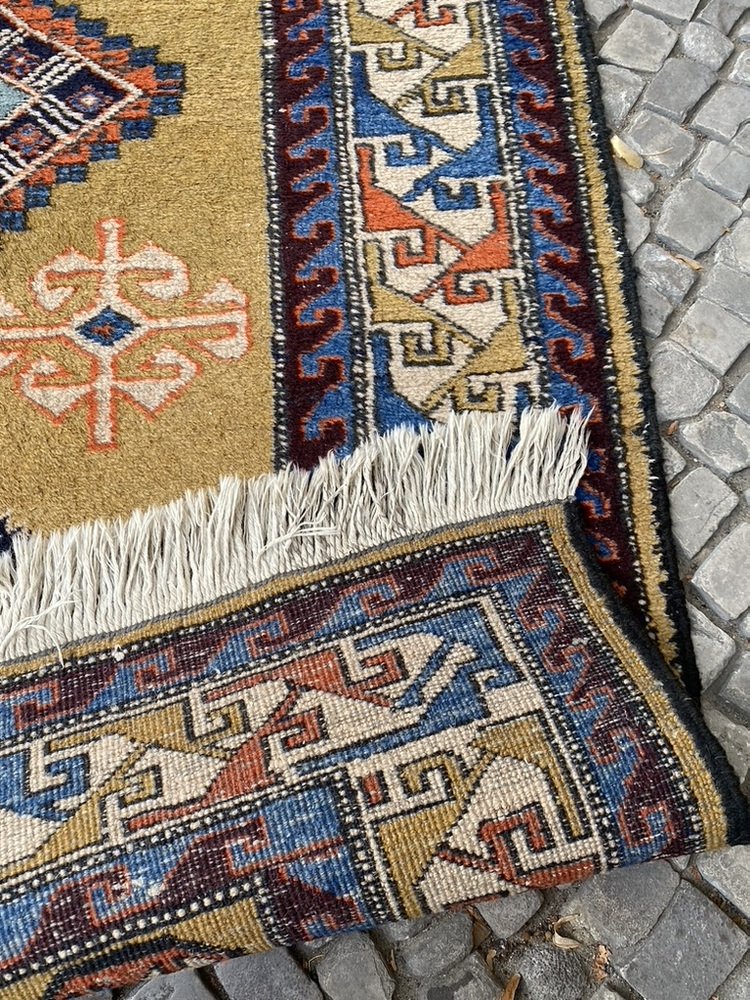 Middle Eastern Hand-Knotted Rug