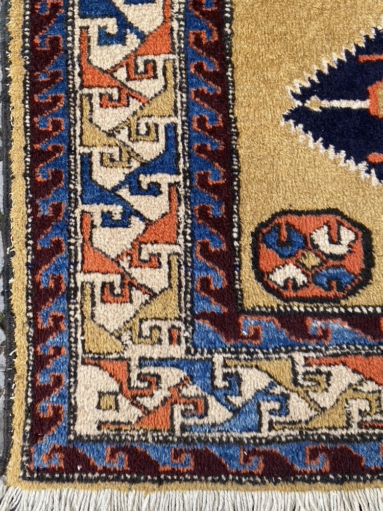 Middle Eastern Hand-Knotted Rug