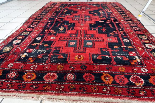 Middle Eastern Handmade Hamadan Rug, 1930s-JZV-1725679