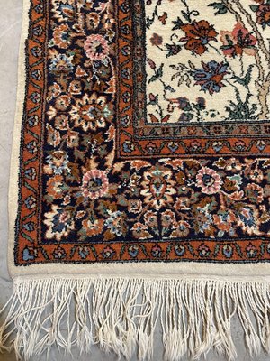 Middle Eastern Pictorial Qum Hand Knotted Rug-NSG-2027455