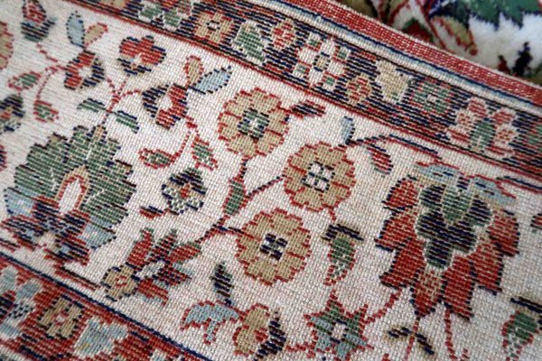 Middle Eastern Qum Rug, 1970s-JZV-1377255