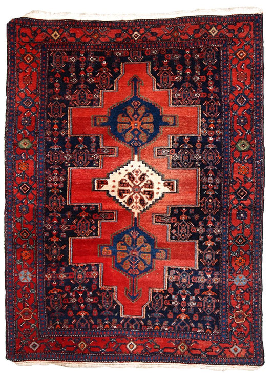 Middle Eastern Senneh Rug, 1960s