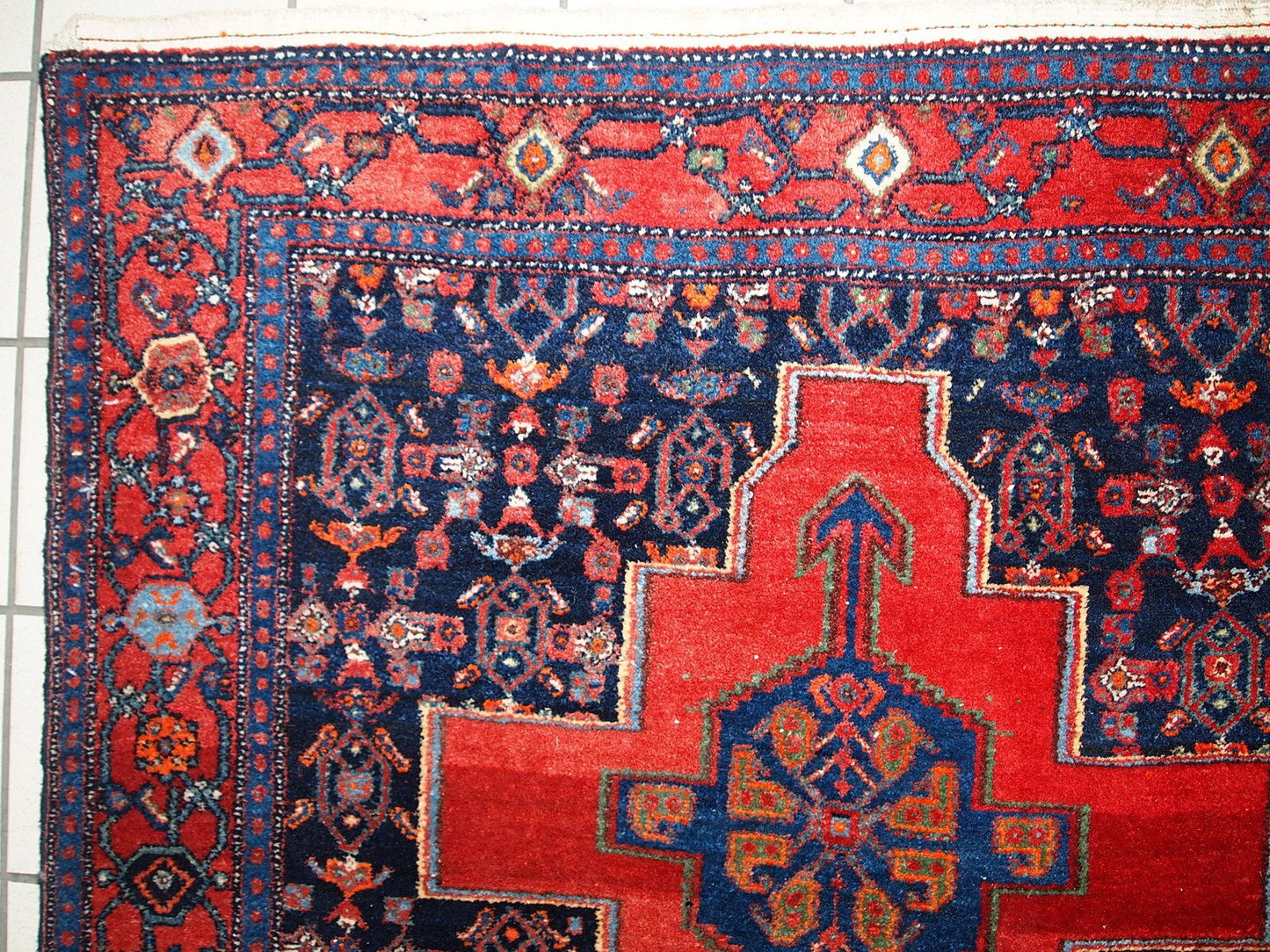 Middle Eastern Senneh Rug, 1960s